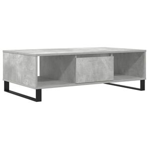 vidaXL Stolić za kavu siva boja betona 104x60x35 cm konstruirano drvo