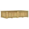 vidaXL Povišena gredica 196 x 100 x 50 cm od impregnirane borovine