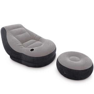 Intex Napuhavajuća ležaljka s pufom Ultra Lounge Relax 68564NP
