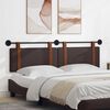 vidaXL Držeće uzglavlje Zidne Tamno smeđa 170 x 55 x 5 cm Antikni PU