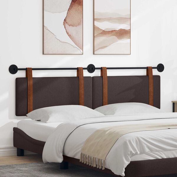 vidaXL Držeće uzglavlje Zidne Tamno smeđa 170 x 55 x 5 cm Antikni PU