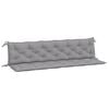 vidaXL Jastuci za vrtnu klupu 2 kom sivo 200x50x7cm tkanine Oxford