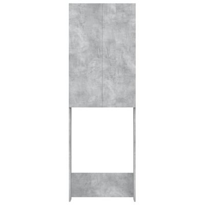 vidaXL Ormarić za perilicu rublja siva boja betona 64 x 25,5 x 190 cm
