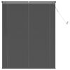 vidaXL Venecijanska roleta Srebrno Siva 150 x 120 cm 25 mm PVC