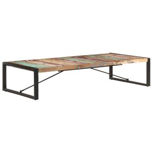 vidaXL Stolić za kavu 180 x 90 x 40 cm od masivnog obnovljenog drva
