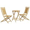 vidaXL 3-dijelni bistro set od bambusa