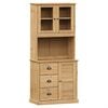 vidaXL Visoka komoda VIGO 78 x 40 x 175 cm od masivne borovine