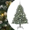 vidaXL Umjetno božićno drvce Zelena 180 cm PVC, Plastika i Čelik