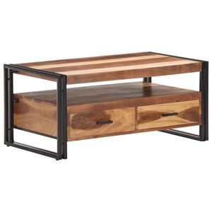 vidaXL Stolić za kavu 100 x 55 x 45 cm od masivnog bagremovog drva