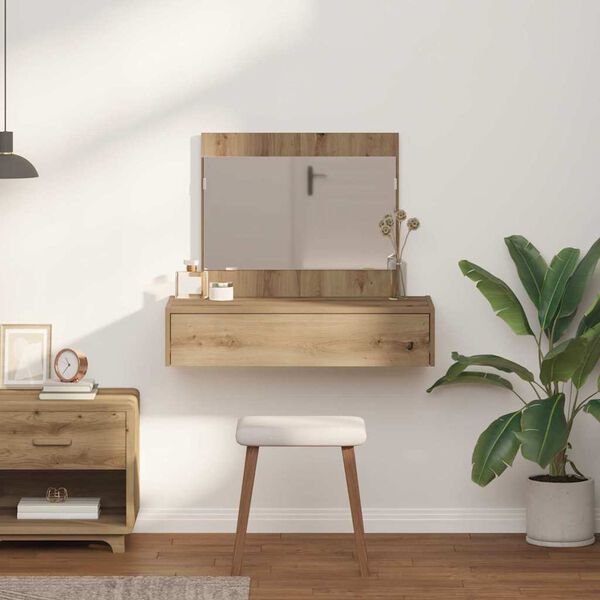 vidaXL Toaletni stol Smeđa 83 x 40 x 70 cm Konstruirano drvo