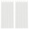 vidaXL Voile zavjese s petljama 2 kom bijele 140x245 cm
