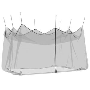 vidaXL Vrtna mreža protiv komaraca 220 mesh Crna 3 x 4,5 x 2,5 m