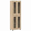 vidaXL Highboard FLORIN 60 x 35 x 182 cm Sonoma hrast