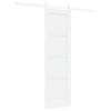 vidaXL Klizna vrata ORKDAL 61 x 198,5 cm Konstruirano drvo Bijela
