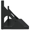 vidaXL Zidne police 2 kom crne 80 x 15 x 15,5 cm od konstruiranog drva