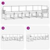 vidaXL Set vanjskih sofa s jastukom 6 pcs Prirodna i krem