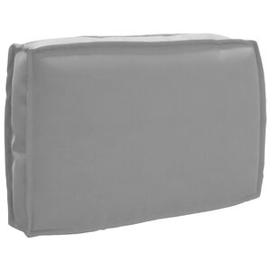 vidaXL Jastuk Siva 60 x 40 x 12 cm Oxford tkanina