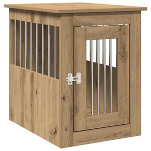 vidaXL Namje&scaron;taj za sanduk za pse Artisan hrast 45x62x59 cm