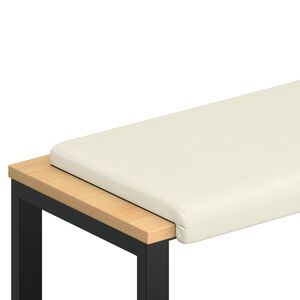 vidaXL Jastučić za klupu Kord Krem Dubina 35 cm