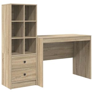 vidaXL Stol Sonoma hrast 145.5 x 50 x 127 cm 2 kom.