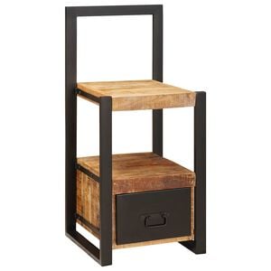 vidaXL Stalak za odijela Smeđa 40 x 40 x 90 cm Čvrsto drvo manga