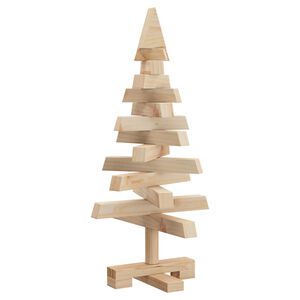 vidaXL Božićna drvca KOTKA 60 cm Masivna borovina Prirodna