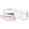 vidaXL Okvir kreveta bez madraca bijeli 120 x 200 cm masivna borovina