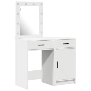vidaXL Toaletni stol 2 kom. Bijelo 50 x 41 x 135 cm Konstruirano drvo