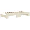 vidaXL Dnevni krevet na razvlačenje krem 90 x 200 cm od umjetne kože