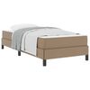 vidaXL Krevetna konstrukcija Boja cappuccina 90 x 200 cm tkanina