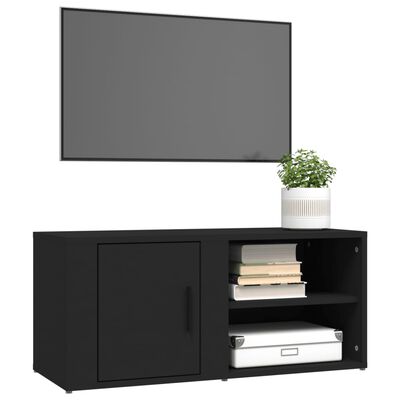 vidaXL TV ormarić crni 80 x 31,5 x 36 cm od konstruiranog drva