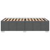 vidaXL Okvir za krevet bez madraca tamnosivi 90x200 cm od tkanine