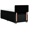 vidaXL Box spring krevet s madracem crni 90x190 cm od tkanine
