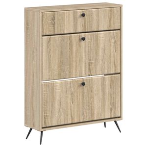 vidaXL Ormar za cipele BREDA 78 x 24 x 103 cm Konstruirano drvo