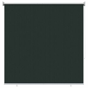 vidaXL Vanjska roleta 90% blokada UV zraka Tamnozelena 140 x 140 cm