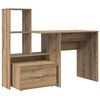 vidaXL Stol Umjetnički hrast Konstruirano drvo 131,5 x 50 x 106,5 cm