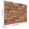 vidaXL Zidne panele 10 pcs Smeđa i bijela 100 x 50 cm EPS pjena