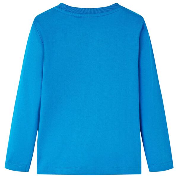 Dječja majica dugih rukava kobaltnoplava 104