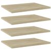 vidaXL Police za knjige 4 kom boja hrasta sonome 40x30x1,5 cm drvene