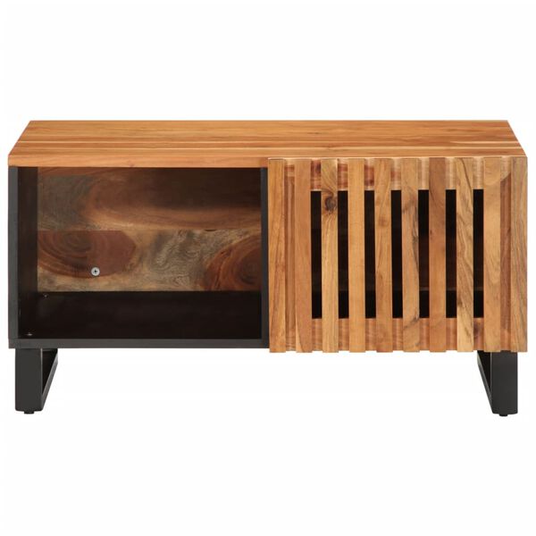 vidaXL Stolić za kavu 80x51x40 cm od masivnog drva bagrema