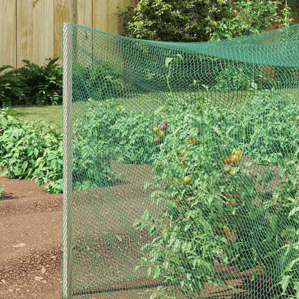 vidaXL Mreža za zaštitu ptica Zelena 2 x 5 m Polietilen