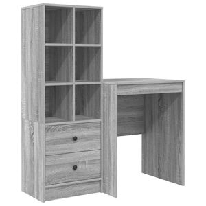 vidaXL Stol Siva Sonoma 105,5 x 50 x 127 cm 2 kom.