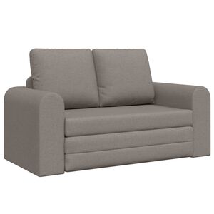 vidaXL Krevet na razvlačenje Sivo-smeđa 148 x 71 x 83 cm tkanina