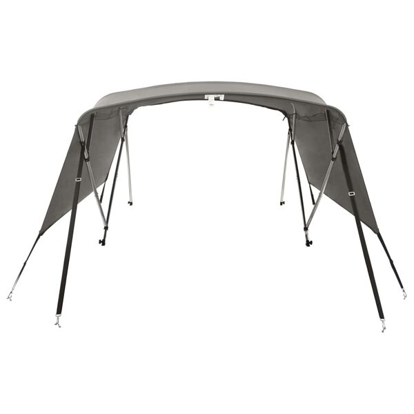 vidaXL Tenda bimini s 4 luka i bočnim stijenkama 243x(185-198)x137 cm
