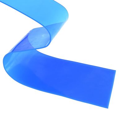 vidaXL Zavjesa za vrata plava 300 mm x 2,6 mm 25 m PVC