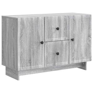vidaXL Kreveta Siva sonoma 89 x 34,5 x 60 cm Konstruirano drvo