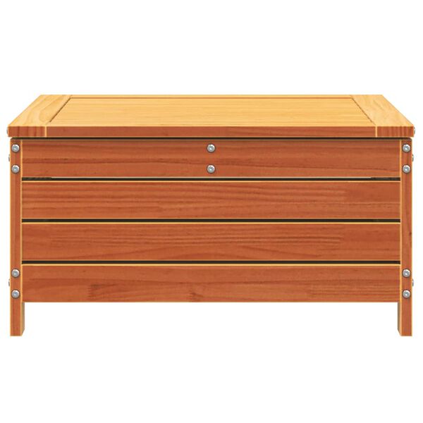 vidaXL Vrtni tabure voštano smeđi 62x63,5x32 cm od masivne borovine