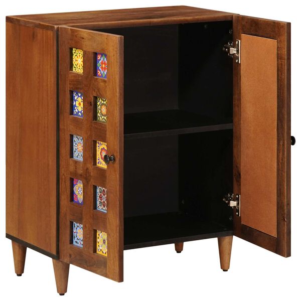 vidaXL Kreveta Orah 60 x 33 x 75 cm Čvrsto drvo manga