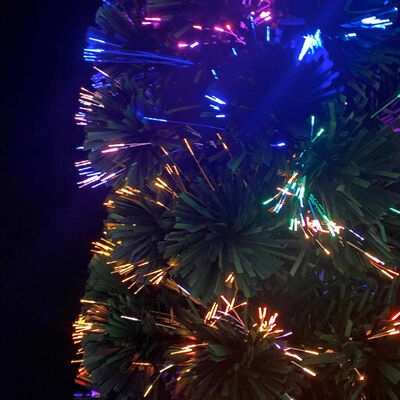 vidaXL Umjetno tanko božićno drvce sa stalkom 150 cm optička vlakna