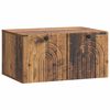vidaXL TV ormar za zid Staro drvo 59,5 x 41 x 30 cm Konstruirano drvo